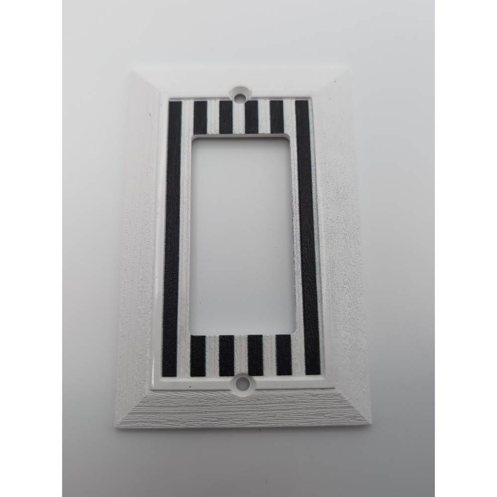 6 Black Stripes Light Switch Cover, Home Décor, Night Light, Cabinet‎ Knob